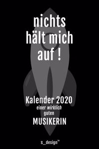 Kalender 2020 für Musiker / Musikerin: Wochenplaner / Tagebuch / Journal für das ganze Jahr: Platz für Notizen, Planung / Planungen / Planer, Erinnerungen und Sprüche