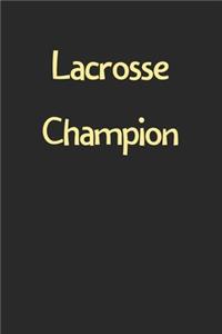 Lacrosse Champion