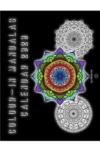 Colour-In Mandalas Calendar 2020