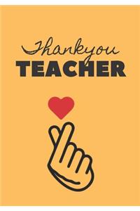 Thank You Teacher Journal