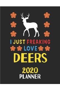 I Just Freaking Love Deers 2020 Planner