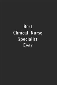 Best Clinical Nurse Specialist Ever