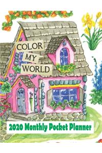 Color My World 2020 Monthly Pocket Calendar