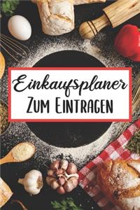 Einkaufsplaner Zum Eintragen