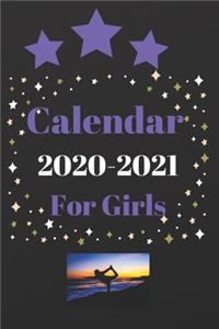 Calendar 2020-2021 For Girls