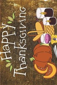 Thanksgiving notebook - achieve your goals, perfect 120 lined pages #1