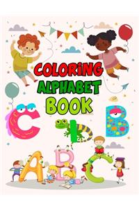 Coloring Alphabet Book