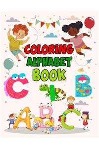 Coloring Alphabet Book