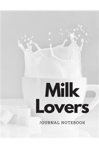 Milk Lovers Journal Notebook