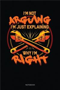 I'm Not Arguing I'm Just Explaining Why I'm Right