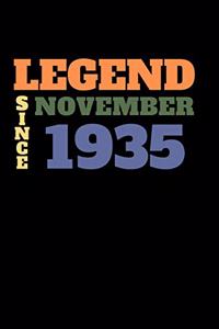 Legend since November 1935