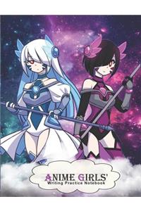 Anime Girls' Writing Practice Notebook