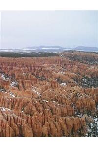 Bryce Canyon Notebook Large Size 8.5 x 11 Ruled 150 Pages Softcover