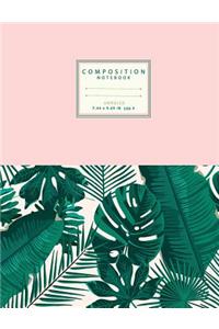 Unruled Composition Notebook