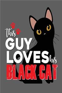 This Guy Loves His Black Cat
