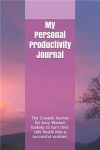 My Personal Productivity Journal
