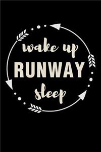 Wake Up Runway Sleep Gift Notebook for Fashion Models