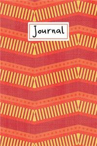 Journal: Horizontal Zigzag Stripes Pattern (Composition Book, Notebook)