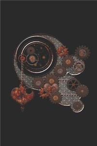 Steampunk Rusty Hearts Journal