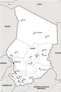 Political Map of Chad, Africa Journal