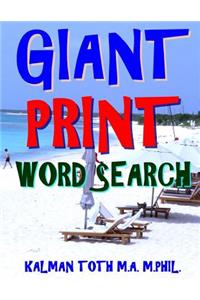 Giant Print Word Search
