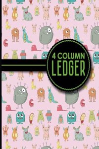 4 Column Ledger
