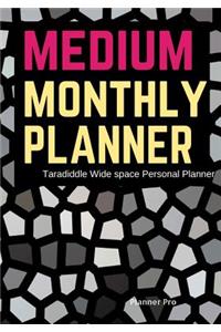 Taradiddle Medium Monthly Planner