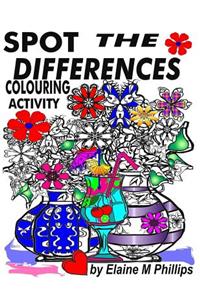 Spot the Differences Activity Book: Simple Spot the Differences Colouring Activity