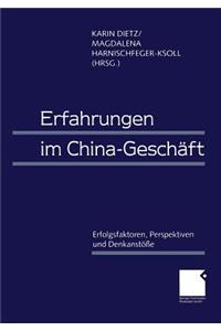 Erfahrungen im China-Geschäft