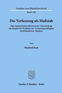 Die Verfassung ALS Massstab