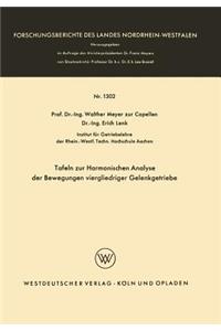 Tafeln Zur Harmonischen Analyse Der Bewegungen Viergliedriger Gelenkgetriebe