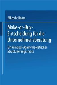 Make-Or-Buy-Entscheidung Für Die Unternehmensberatung