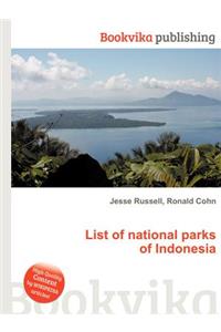 List of National Parks of Indonesia