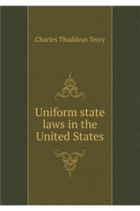 Uniform State Laws in the United States