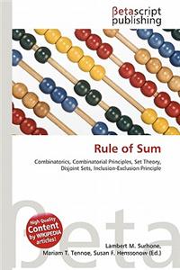 Rule of Sum
