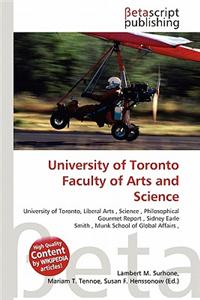 University of Toronto Faculty of Arts and Science