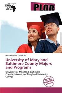 University of Maryland, Baltimore County Majors and Programs