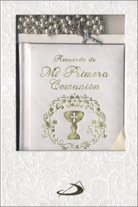 Estuche Primera Comunion. Modelo 2: Libro de oraciones y rosario