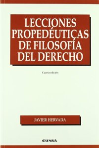 Lecciones propedeuticas de filosofia del derecho