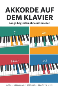 Akkorde auf dem Klavier