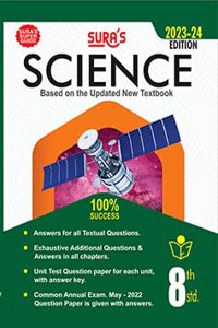 SURA`S 8th Standard Guide Science Full Year English Medium 2023-24 Latest Updated Edition