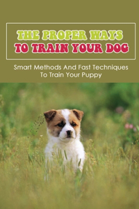 Proper Ways To Train Your Dog