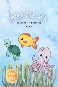 Ocean Animals Activity and Coloring Book For Kids