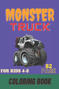 Monster Truck Coloring Book