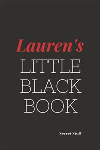 Lauren's Little Black Book.