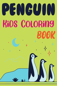 Penguin Kids Coloring Book