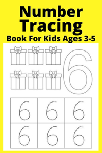 Number Tracing Book For Kids Ages 3-5