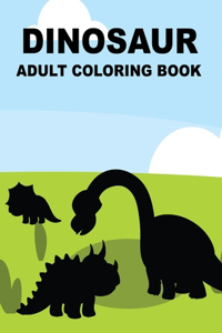 Dinosaur Adult Coloring Book