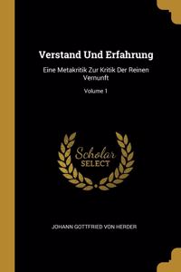 Verstand Und Erfahrung