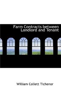 Farm Contracts Between Landlord and Tenant